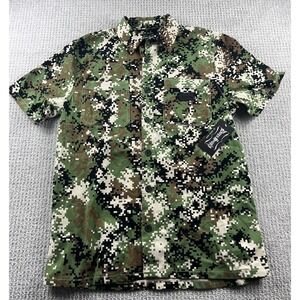 Dogg Supply By Snoop Dogg Woven Work Wear Shirt Digital Camo Mens Medium NWT